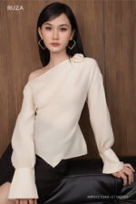 Áo sơ mi tay dài ADF242 kem pc2