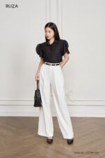 Áo sơ mi tay ngắn ANB235 đen pc3