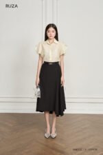 Áo sơ mi tay ngắn ANB235 vàng pc4