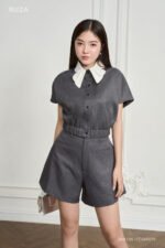 Áo sơ mi tay ngắn ANF236 hồng pc2