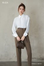 Áo Sơ Mi Tay Dài Basic - (Có 2 Màu) - ADB263