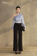 Áo Sơ Mi Tay Dài Kiểu - (Có 2 Màu) - ADF293 - Ảnh 13