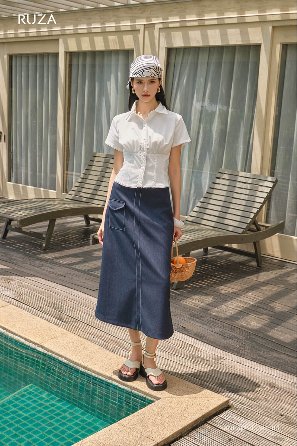 anf312-1-vdf113-1.jpg Áo Sơ Mi Tay Ngắn Kiểu - (Có 2 Màu) - ANF312 - Ảnh 9