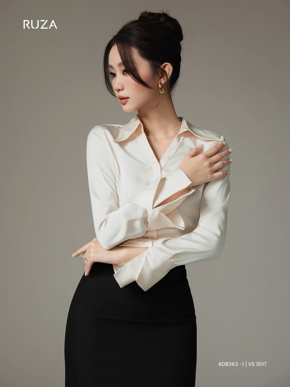 adb362-1-vs30172.webp Áo Sơ Mi Tay Dài Basic - (Có 2 Màu) - ADB362 - Ảnh 10