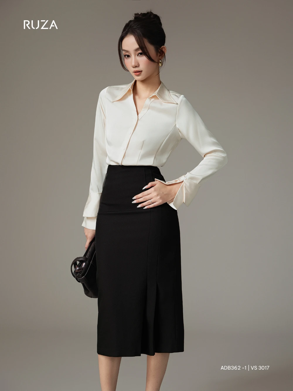 adb362-1-vs30173.webp Áo Sơ Mi Tay Dài Basic - (Có 2 Màu) - ADB362 - Ảnh 12