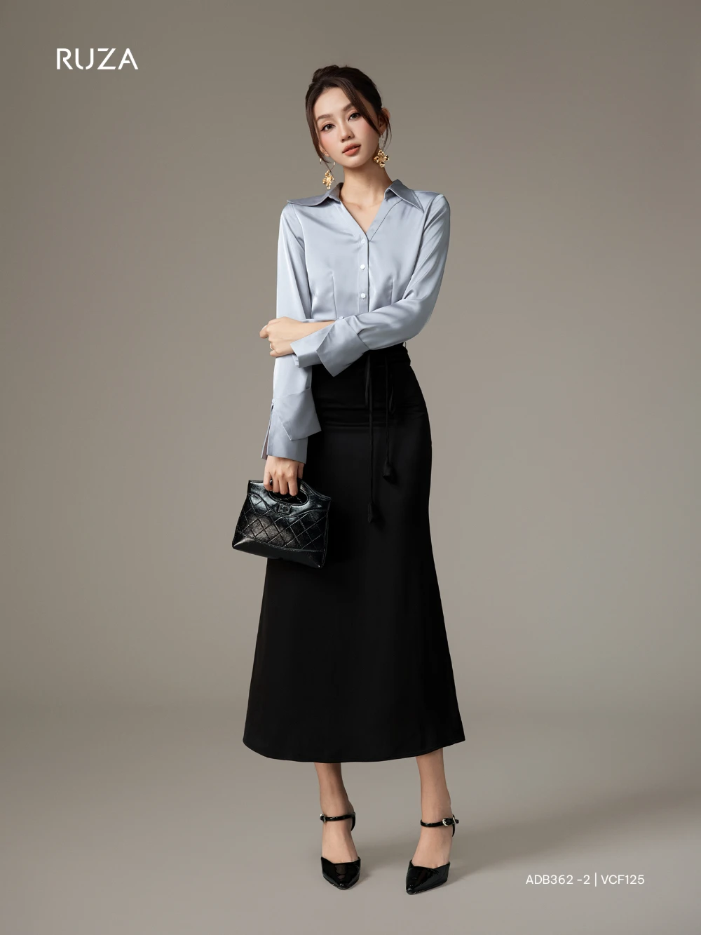 adb362-2-vcf1253.webp Áo Sơ Mi Tay Dài Basic - (Có 2 Màu) - ADB362 - Ảnh 16