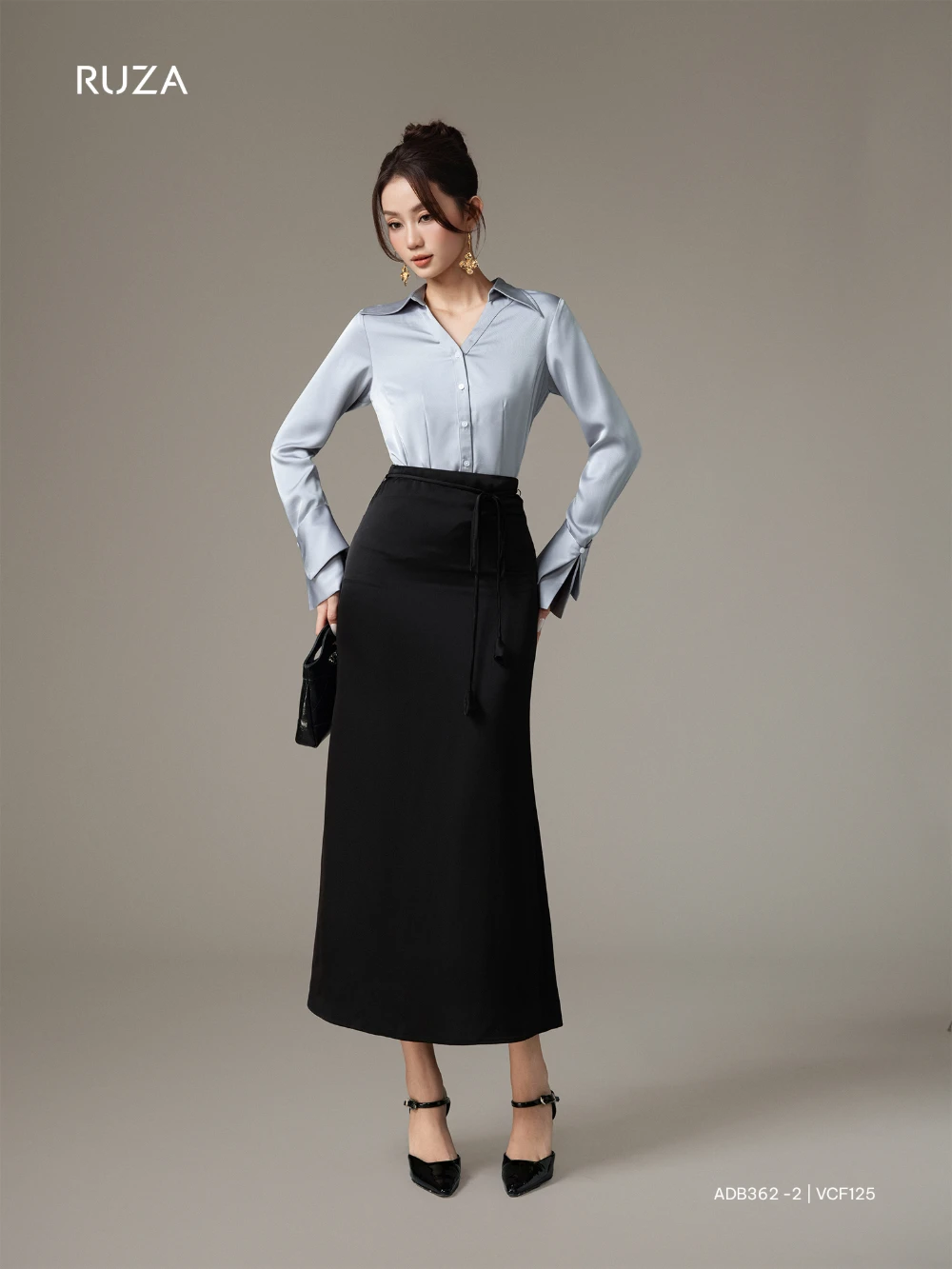 adb362-2-vcf1254.webp Áo Sơ Mi Tay Dài Basic - (Có 2 Màu) - ADB362 - Ảnh 17