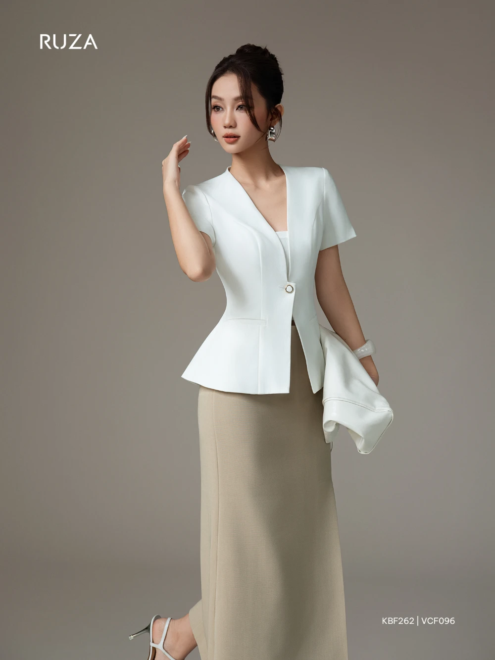 kbf262-vcf0963.webp Áo Khoác Kiểu - Xược Ý - KBF262-KBF263 - Ảnh 16