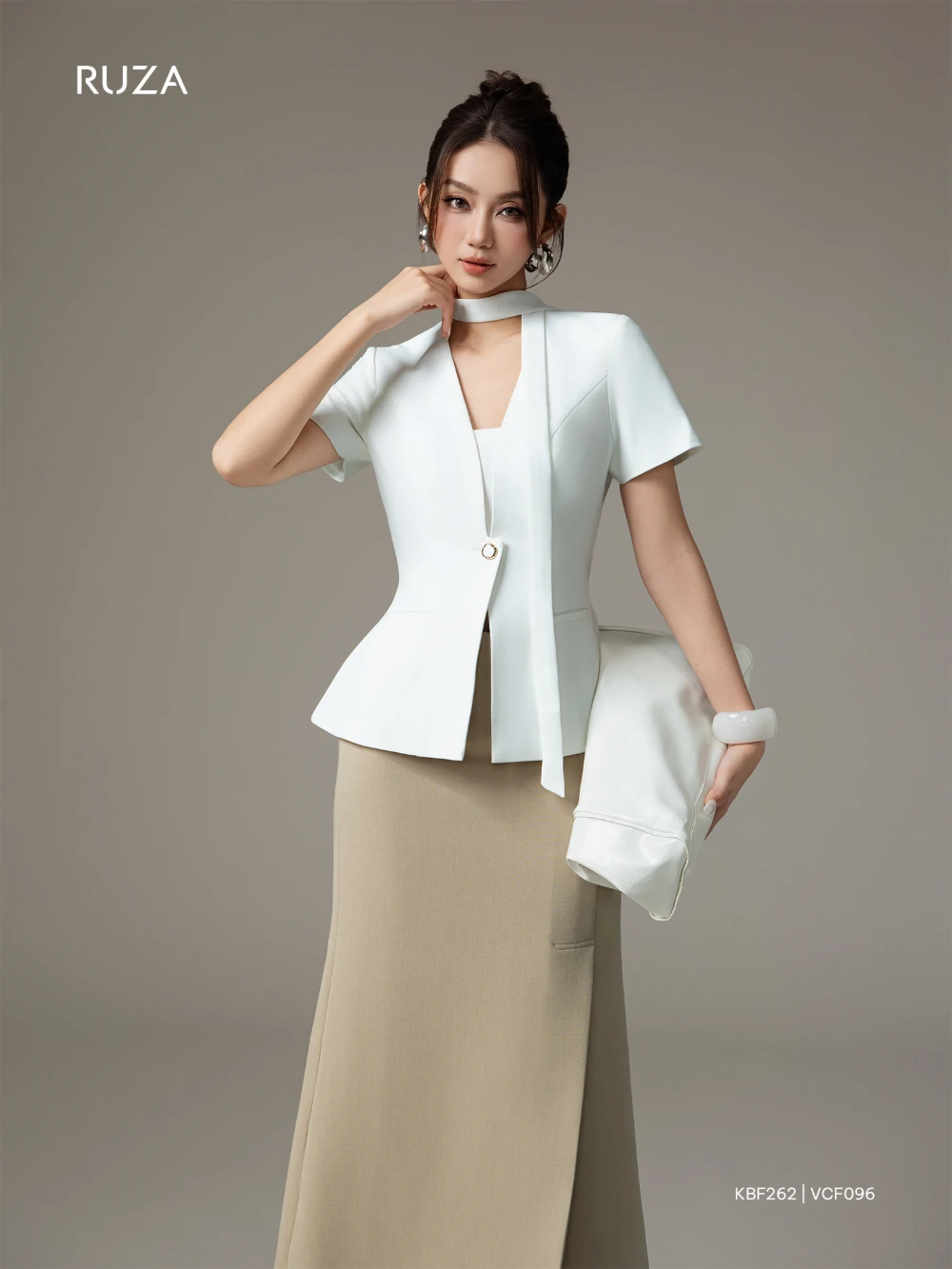 kbf262-vcf0965.webp Áo Khoác Kiểu - Xược Ý - KBF262-KBF263 - Ảnh 19