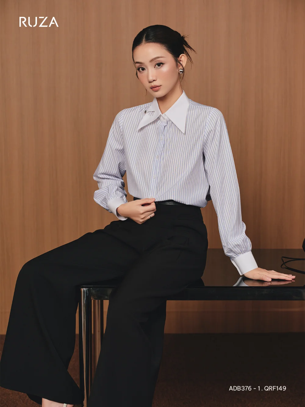 Áo Sơ Mi Tay Dài Basic - (Có 2 Màu) - ADB376 - Ảnh 12