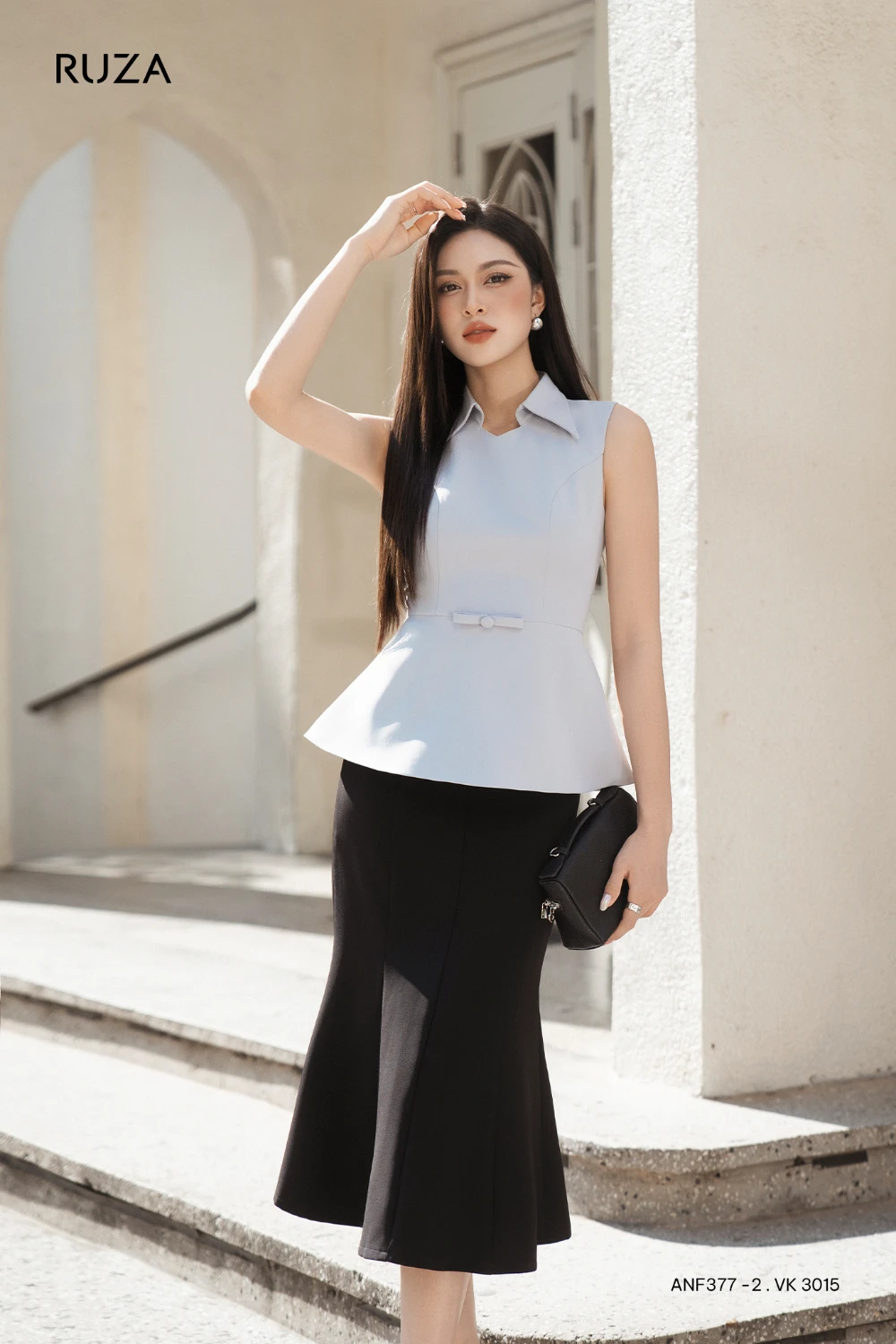 Áo Sơ Mi Tay Ngắn Basic - (Có 2 Màu) - ANF377 18 anf377-2-vk30151