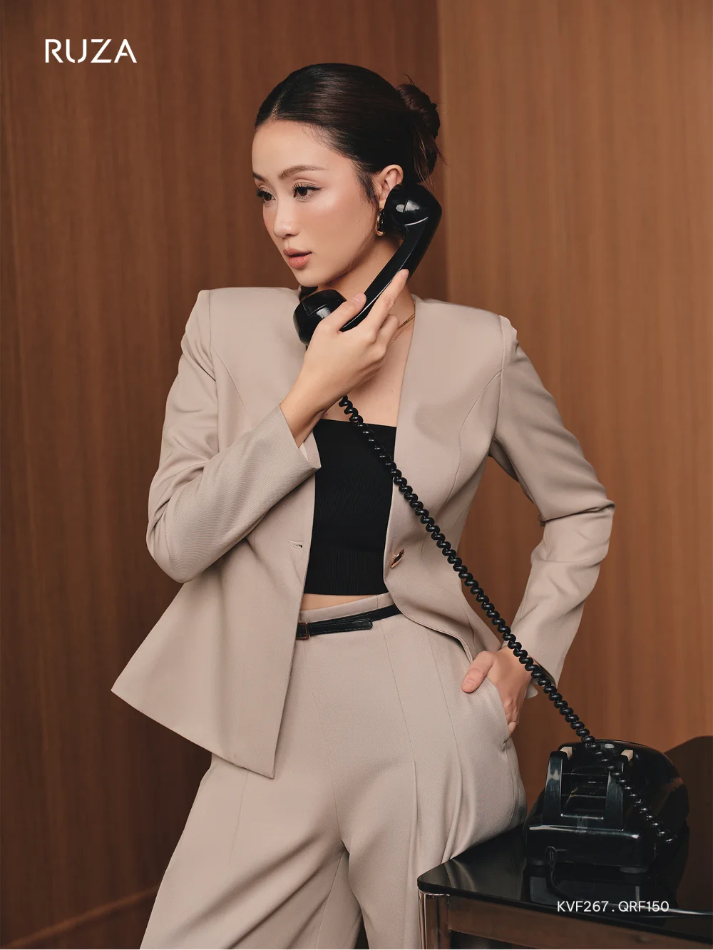 kvf267-qrf1504-1.webp Áo Khoác Vest Kiểu - Bố - KVF266 - KVF267 - Ảnh 13